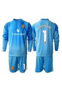 Manchester United Altay Bayindir #1 Doelman Babytruitje Thuis tenue Kind 2025-26 Lange Mouw (+ Korte broeken)